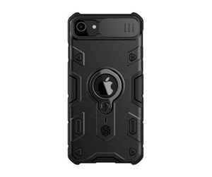 Mobil - Deksel og etui - Nillkin CamShield Armor case for iPhone SE/8/7 (black) - 6902048199316