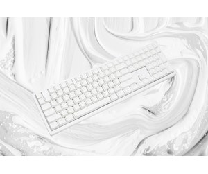 Tastatur - Ducky Zero 6108 - Wireless - Gamingtastatur - Nordisk - Hvit - DKZE2408ST3-CBFIPDOECL2WW1