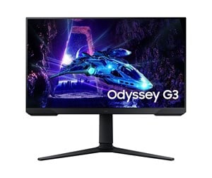 Skjerm - 24" Samsung LS24DG300EUXEN - 1920x1080 - 180Hz - VA - LS24DG300EUXEN