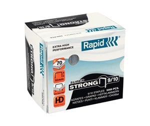 Hullemaskin & Stiftemaskin - Rapid Super Strong - staples - 9/10 - 10 mm - pack of 5000 - 24871200