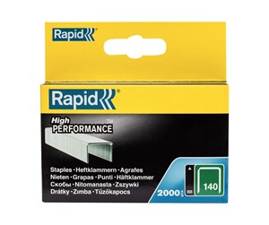 Hullemaskin & Stiftemaskin - Rapid High Performance - staples - No. 140 - 12 mm - pack of 2000 - 11912331