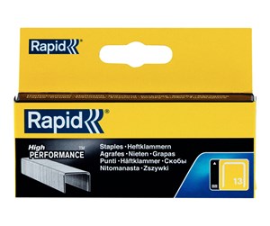 Hullemaskin & Stiftemaskin - Rapid High Performance - staples - No. 13 - 10 mm - pack of 2500 - 11840625