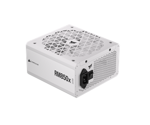 Strømforsyning (PSU) - Corsair RM850X SHIFT White Strømforsyning (PSU) - 850 Watt - 140 mm - ATX 3.0 - 80 Plus Gold sertifisert - CP-9020274-EU