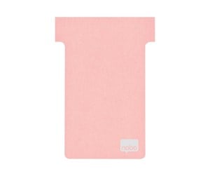 Konferanse & Presentasjon - Nobo  T-Card utskrivbare planleggingskort - størrelse 2 Rosa - 2402008