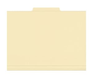 Arkivering & Oppbevaring - Esselte - file folder - for A4 - tabbed - yellow - 44105