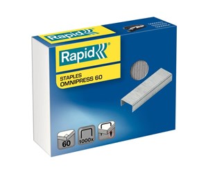 Hullemaskin & Stiftemaskin - Rapid Omnipress 60 - staples - 8.5 mm - pack of 1000 - 5000561