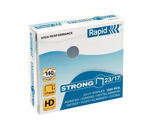 Hullemaskin & Stiftemaskin - Rapid Strong - staples - 23/10 - 10 mm - pack of 1000 - 24869900