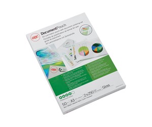 Laminering - GBC Document Laminating Pouch - 50-pack - glossy - A3 - lamination pouches - 3740450