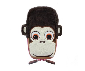 Mobil - Deksel og etui - TabZoo Mobilebag Monkey Plysch Universal - CTZ-UNI-MONKEY