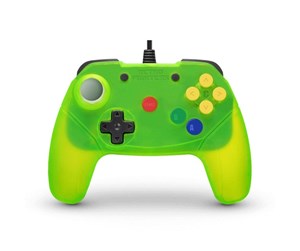 Spill - Tilbehør - Retro Fighters Brawler64 Color Edition v2 - Extreme Green - Controller - Nintendo 64 - 745808421168