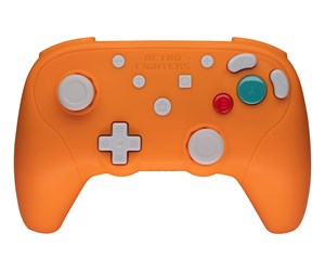 Spill - Tilbehør - Retro Fighters BattlerGC 2.4G Orange - Controller - Nintendo Switch - 850046080050