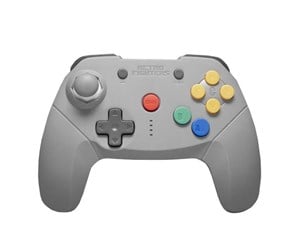 Spill - Tilbehør - Retro Fighters Brawler64 Bluetooth NSO Edition - Grey - Controller - Nintendo Switch - 850046080067