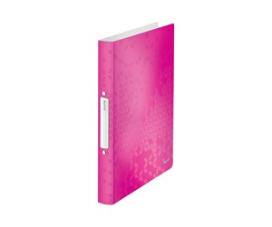 Arkivering & Oppbevaring - Leitz Ringperm  WOW PP A4 2RR/25mm Rosa - 42570023