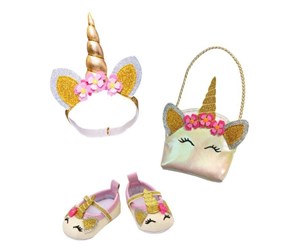 Dukker, Bamser & Utstyr - Heless Doll Accessories Glitter Unicorn Set 38-45 cm - 231