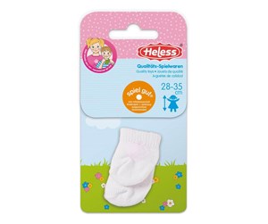 Dukker, Bamser & Utstyr - Heless Doll socks White/blue 28-35 cm - Assorted - 770