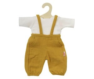 Dukker, Bamser & Utstyr - Heless Dolls Dungarees Ocher Yellow size 28-35 cm - 1415