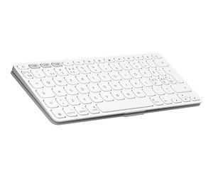 Tastatur - Logitech Keys-To-Go 2 Portable Wireless Keyboard - Pale Grey - Tastatur - Nordisk - Grå - 920-013015