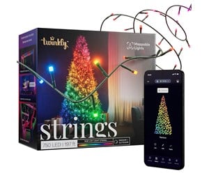 Smarthus - Twinkly Strings – 750 RGB Lights String Black Wire Plug Type F - TWS750STP-BEU