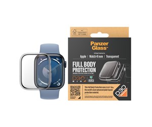 Smartklokke - Tilbehør - PanzerGlass Screen Protector Full Body Apple Watch Series 9 with D3O | 41mm |Transparent - PANZER3686