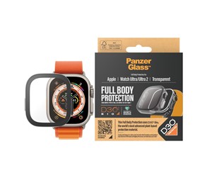 Smartklokke - Tilbehør - PanzerGlass Screen Protector Full Body with D3O Apple Watch Ultra | 49mm | Transparent - PANZER3688