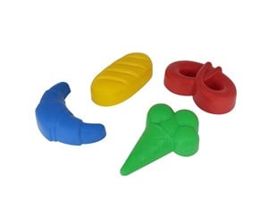 Utendørsleker - Cavallino Toys Cavallino Sand mold set Food 4 pcs. - 39316