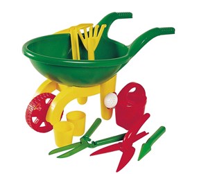 Utendørsleker - Androni Wheelbarrow with garden tools - 6322-0000