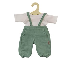 Dukker, Bamser & Utstyr - Heless Dolls Dungarees Green 28-35 cm - 1416