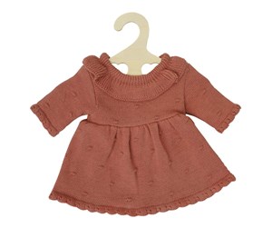 Dukker, Bamser & Utstyr - Heless Doll Knit Dress Peach 28-35 cm - 1490