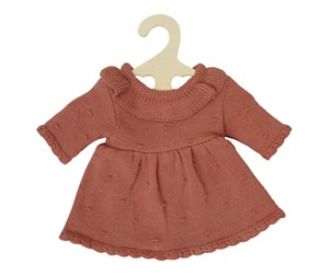 Dukker, Bamser & Utstyr - Heless Doll Knit Dress Peach 35-45 cm - 2490