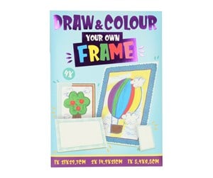 Kreative leker - Wins Holland Photo frames Drawing & Coloring 3 pieces - TD17