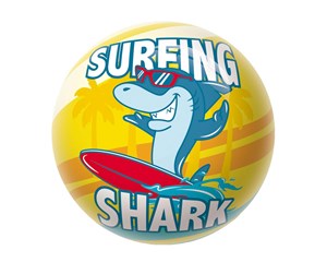 Utendørsleker - Mondo Decorball Surfing Shark 23cm - 26077