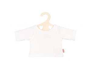 Dukker, Bamser & Utstyr - Heless Doll T-Shirt White on Clothes Hanger size 35-45 cm - 2956