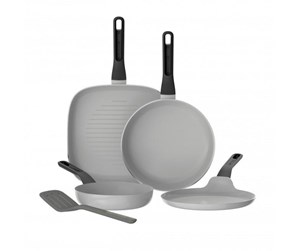 Panner - BergHOFF 4-pc frying pan set non-stick Glints Spirit with turner Balance - BH-3950614