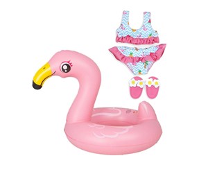 Dukker, Bamser & Utstyr - Heless Dolls Swimming set Flamingo 35-45 cm - 99