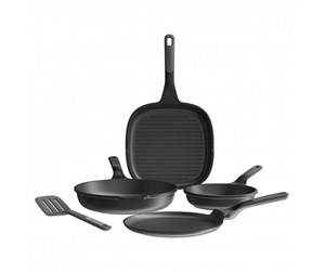 Panner - BergHOFF 4-pc frying pan set non-stick Stone+ with turner Balance - BH-3950601