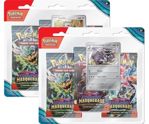 Pokemon - Pokemon TCG 3-Pack booster - Scarlet & Violet Twilight Masquerade - POK85783