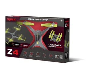 Fjernstyrt - Syma R/C Z4 STORM QuadCopter Grey - 50602