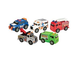 Leketøysbil - Road Rippers Mini 5pk City Service 10cm - 20381