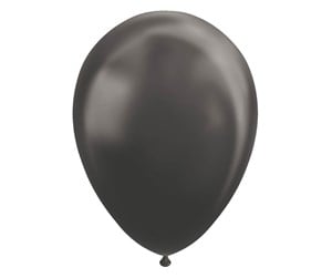 Leketøy - Globos Balloons Metallic Black 30cm 10pcs. - 1121073