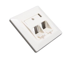 Diverse kabel - Triax Wall outlet Keystone CAT6 Angle - 157078