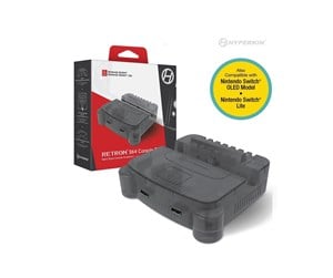 Spill - Tilbehør - Hyperkin RetroN S64 Console Dock - Smoke Grey - Nintendo Switch - 303454