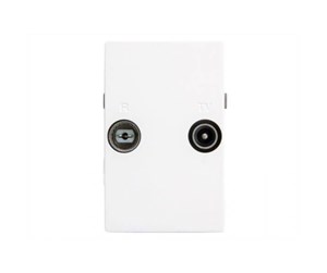 Antennekabler - Triax Wall Outlet FM/TV TD 263E White - 302581