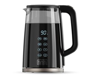 Vannkoker - Black & Decker Vannkoker Kettle Glass Black 1.7L - Svart - 2200 W - ES9580090B