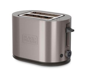 Brødrister - Black & Decker Brødrister Toaster 2 Slot Stainless Steel - ES9600160B