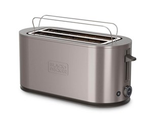 Brødrister - Black & Decker Brødrister Toaster 2 Long Slot Stainless Steel - ES9600180B