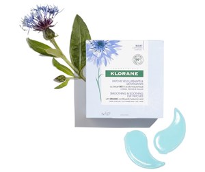 Ansiktspleie - Klorane Smoothing & Soothing Eye Patches - Cornflo - 3282779256438