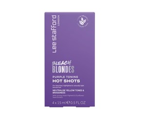 Hårpleie - Lee Stafford Bleach Blondes Purple Toning Hot Shots 4 x 15 ml - 5060282705876