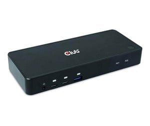 Dokkingstasjon - Club 3D CSV-1585 - docking station - USB-C x 2 - HDMI DP - 1GbE - CSV-1585