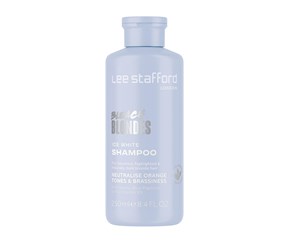 Hårpleie - Lee Stafford Bleach Blondes Ice White Toning Shampoo 250 ml - 5060282705579