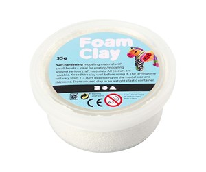 Byggesett - Foam Clay - White 35gr. - 78921